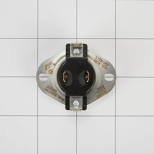 Miniatura 2 de Whirlpool WP3387134 OEM secador de carga superior termóstato de ciclismo