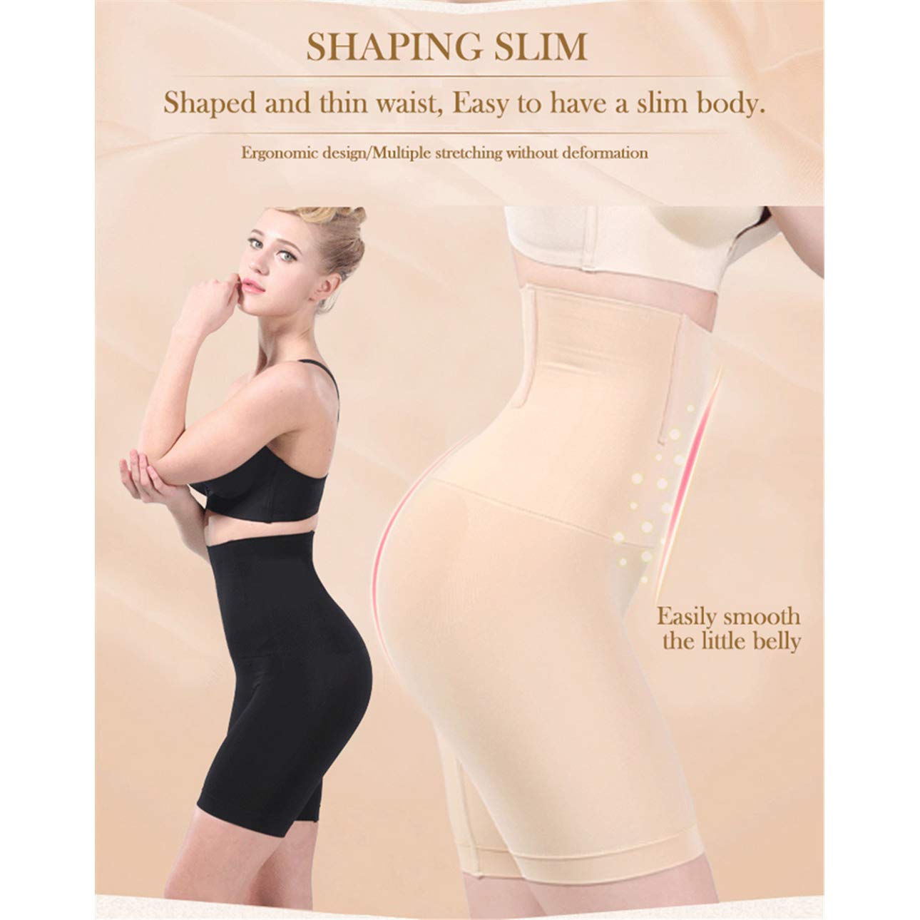 Bodywear da Donna a Vita Alta con Cintura a Vita Alta Mutandine Sollevamento,Recupero pelvico postnatale,Pantaloncini per Body Shaper,Mixed,3XL