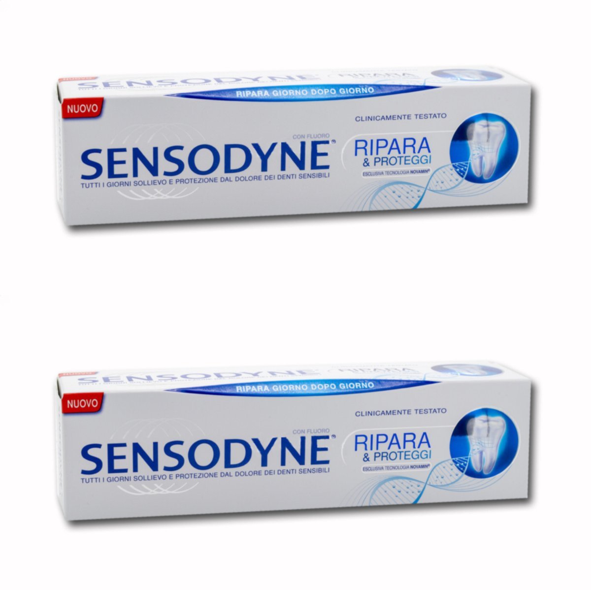 Sensodyne"Ripara e Proteggi" Toothpaste with NovaMin * 2.