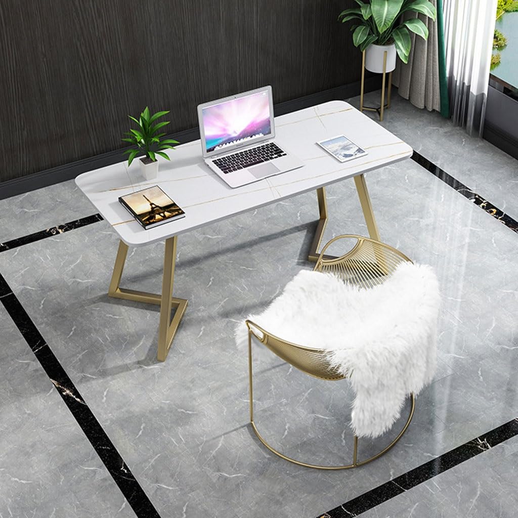 Computertisch Marmor-Computertisch, moderner Schreibtisch, kann als for Zuhause oder im Büro verwendet Werden Schreibtische Fürs Homeoffice