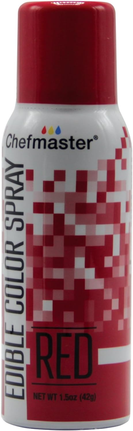 Amazon.com : Chefmaster Edible Spray Cake Decorating Color 1.5oz Can ...