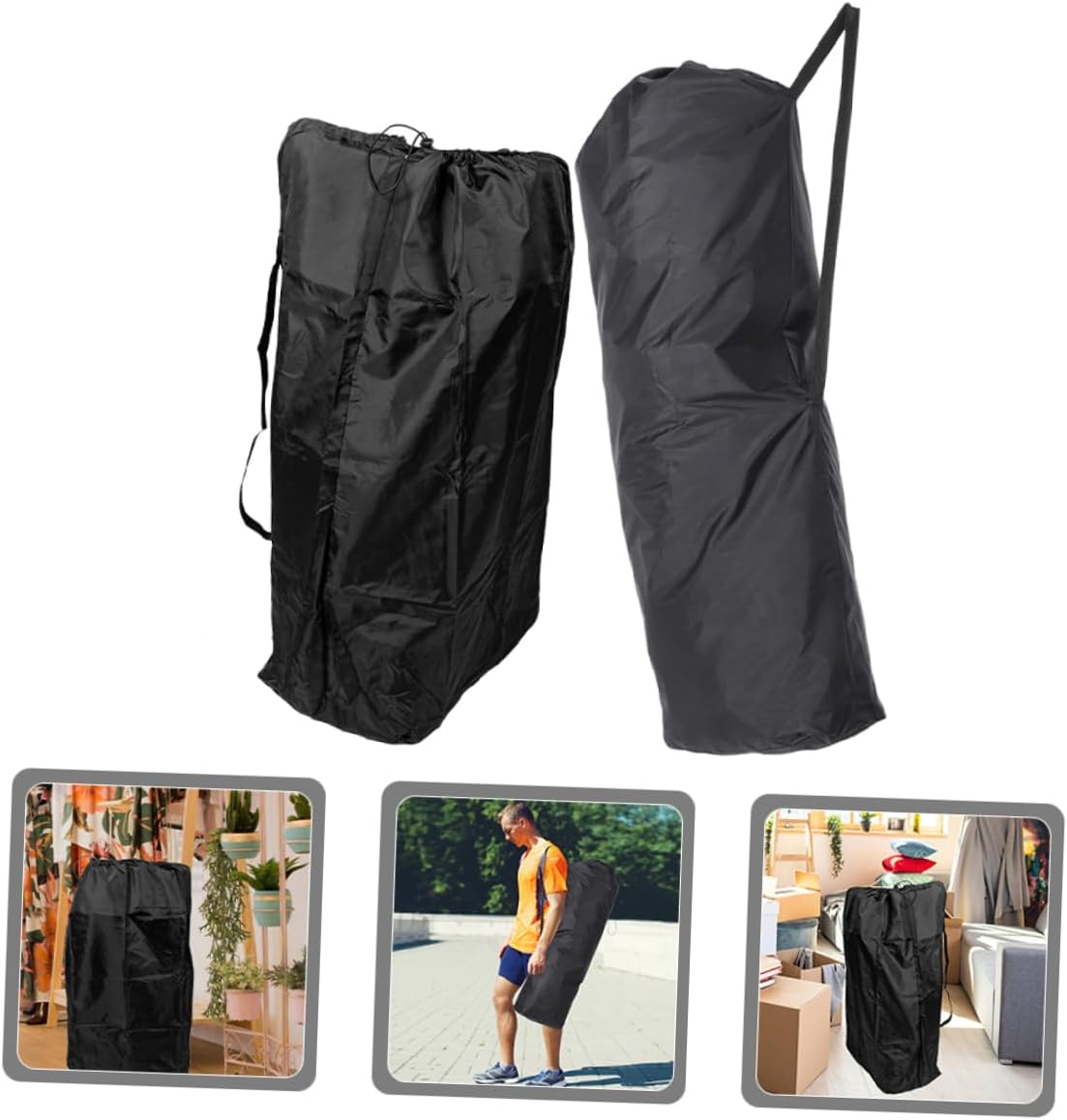 2pcs Extra Padded Stroller Travel Bag Durable Stroller Cover for Airplane Gate Check Versatile Backpack Shoulder Strap Design for Safe Storage