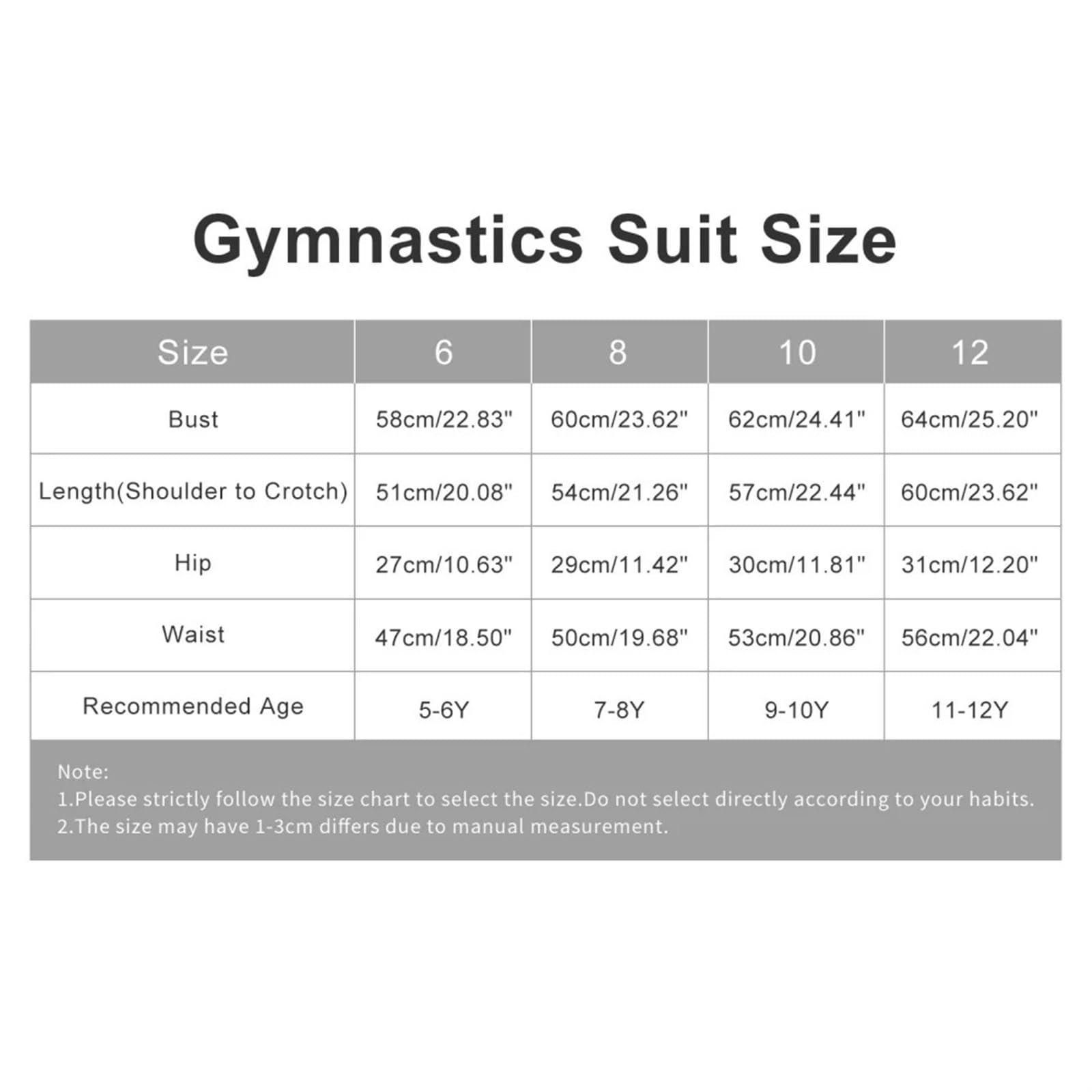 Body Danza Bambina Body da Ginnastica for Bambina in Cotone con Cravatta for Bambini, for Balletto Ginnastica Artistica(P,8)