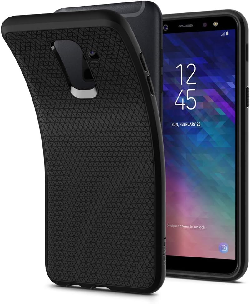 Spigen Liquid Air Armor Designed for Galaxy A6 Plus Case (2018) - Black