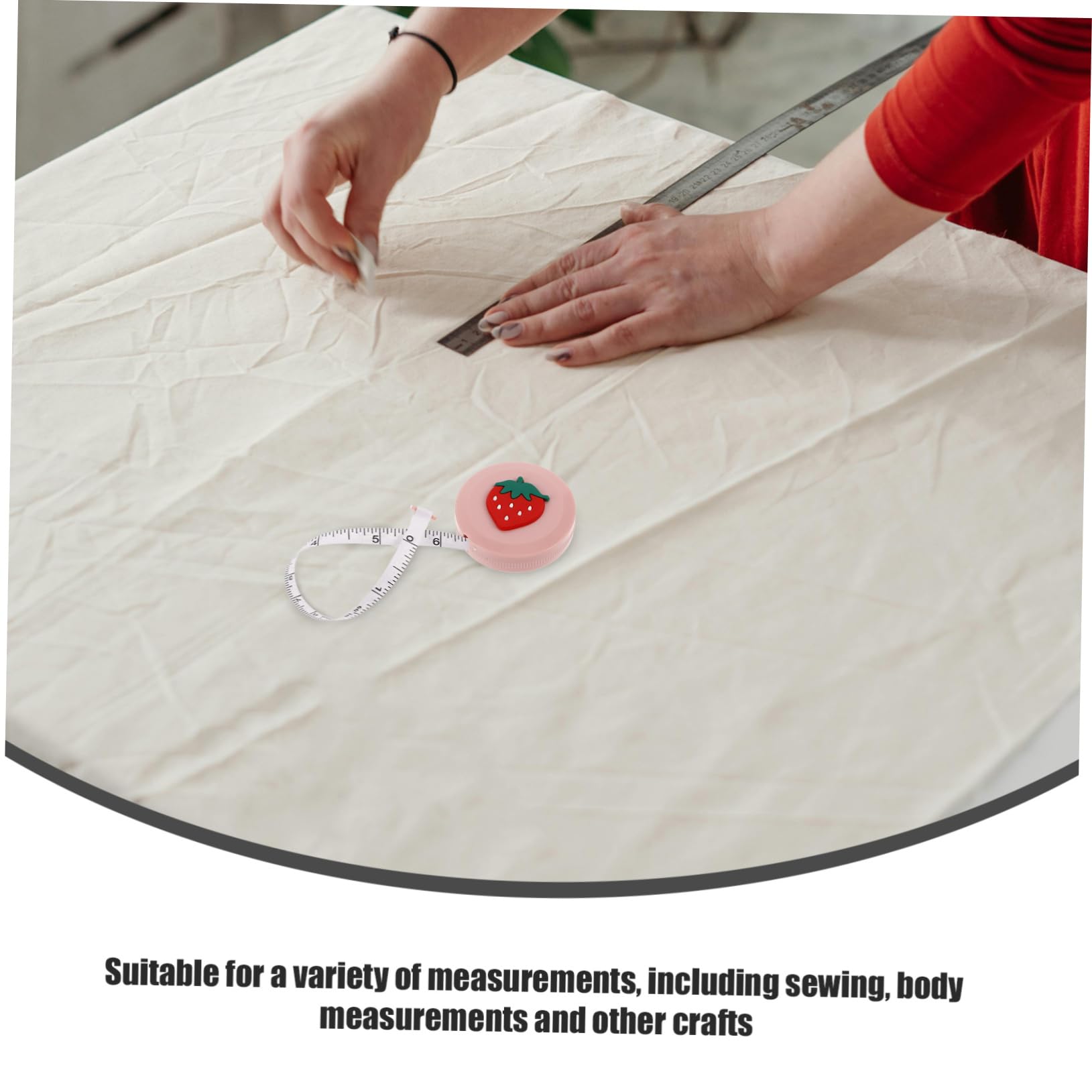 ARTIBETTER 3 Series Cinta Métrica Corporal Retráctil Para Flexible Y Portátil Con Botones Medición Precisa Para Costureras Y Manualidades 8 Piezas X 3