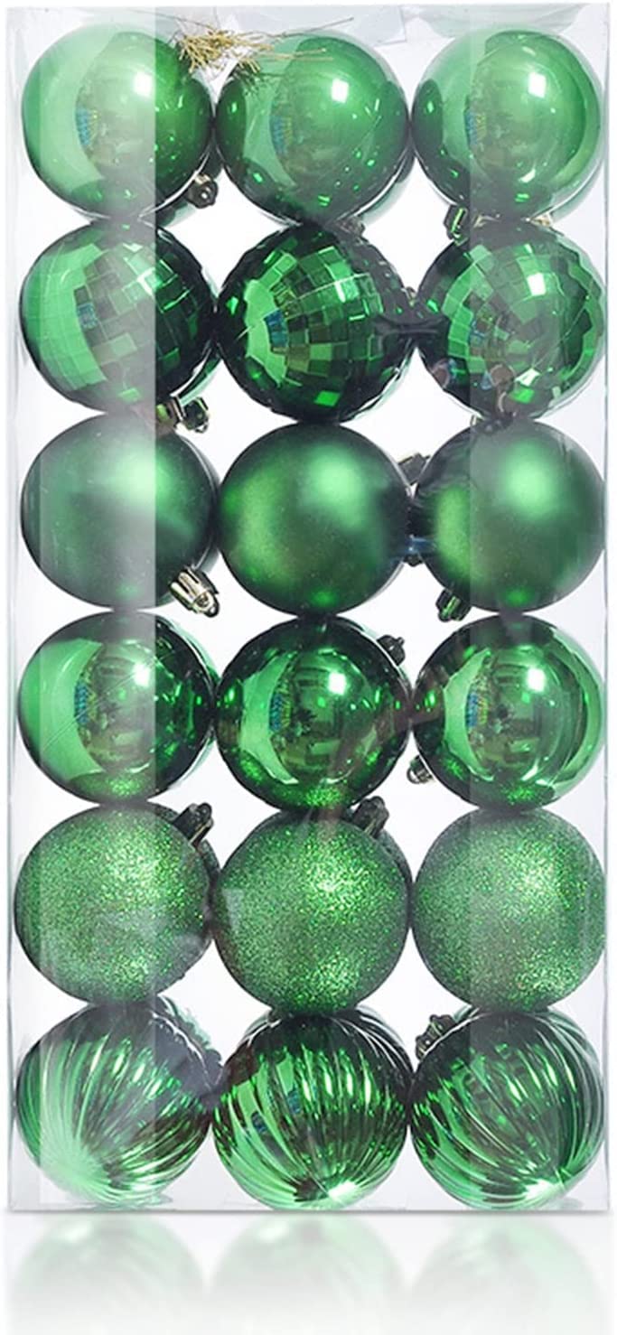Weihnachtskugeln, Dekorationszubehör, 36 Stück, Weihnachtskugeln, Anhänger, Ornament, Kugeln, Baumschmuck, Weihnachtskugeln, Ornament, hängende Anhänger, Urlaub for Weihnachtsbaum, Party, Dekoration (