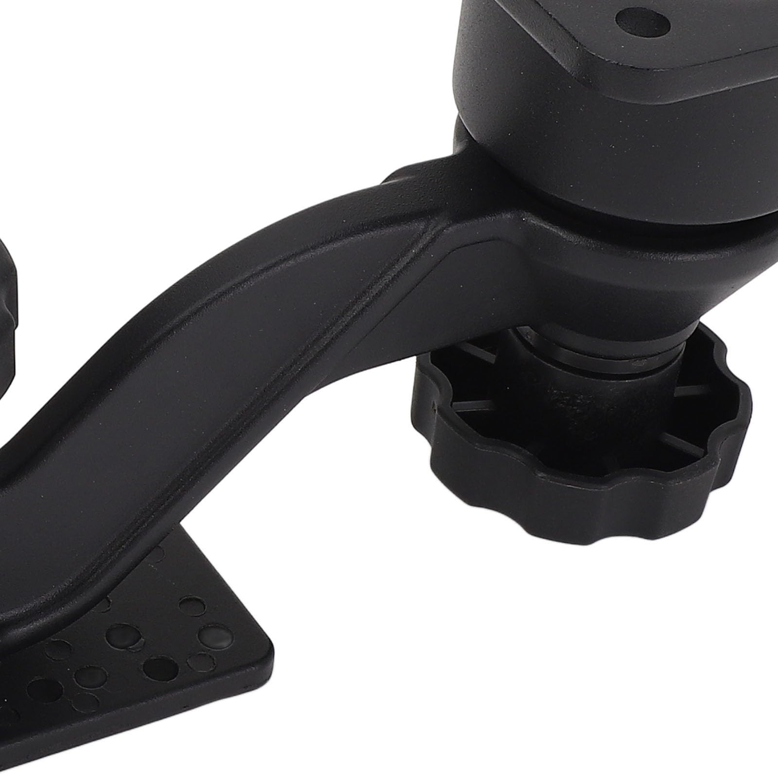 RAM Mount Horizontale 6-Zoll-Schwenkarmhalterung, 360° Drehbar, Universelle Fischfinder-Montagebasis, Gebogene Schwenkarmhalterung für -Fischfinder und Mehr