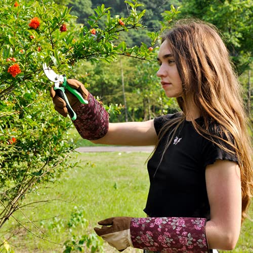 Treedeng Rose Gloves Women's Thorn Proof Garden Gloves With Forearm Protection #TOP1