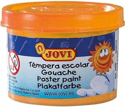 Miniatura 2 de CAJA 5 BOTES TEMPERA NARANJA 35ML JOVI