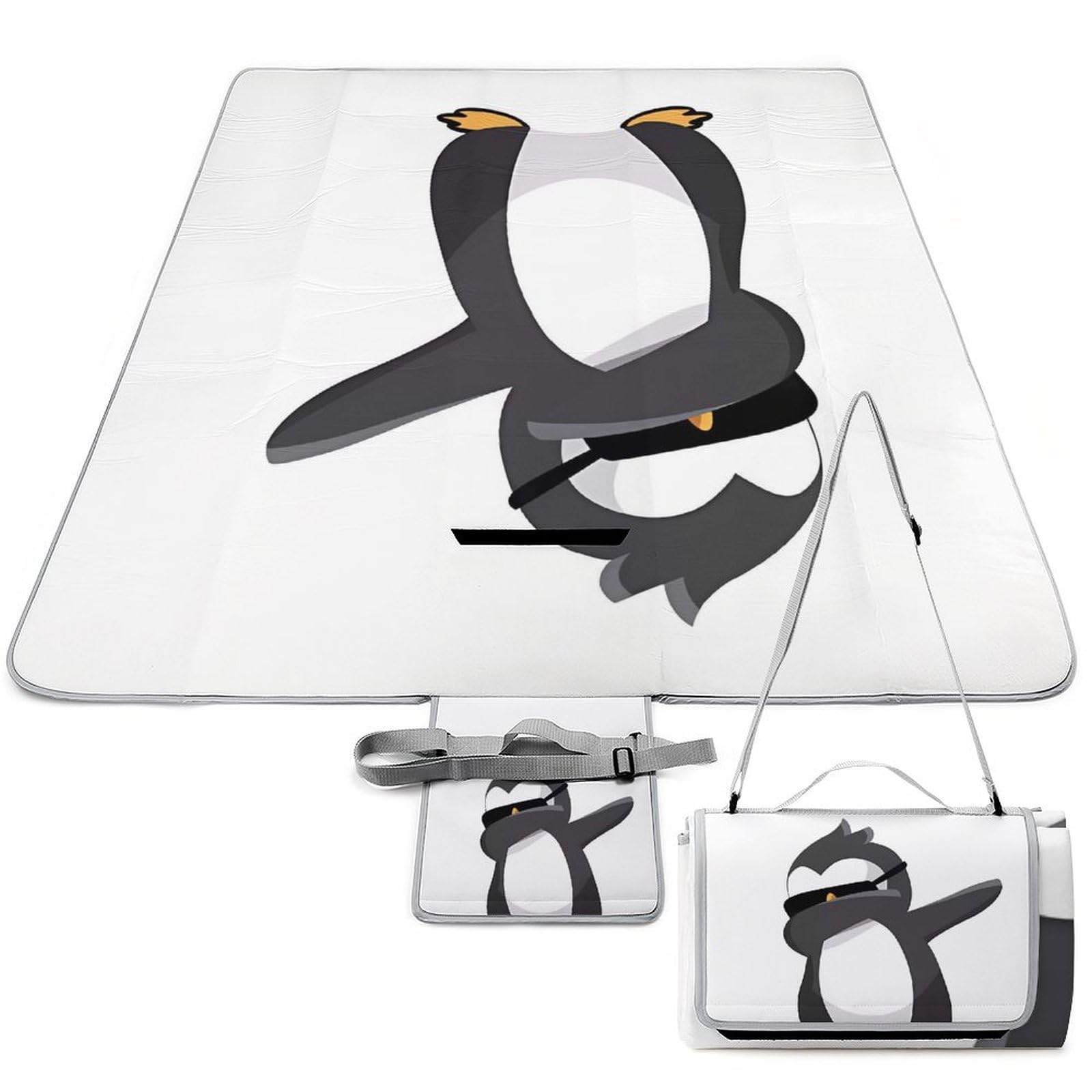 Couverture de pique-nique pingouin étanche pour vos déjeuners au parc en famille
