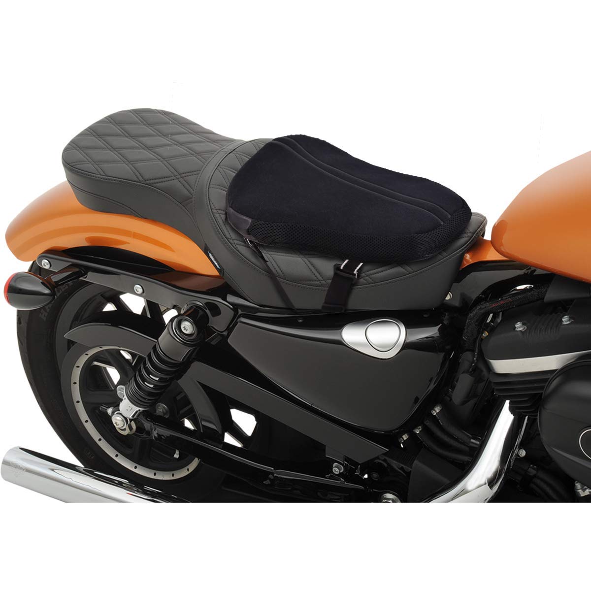 Confort Cojin Moto, Asientos de Moto Universal Motocicleta Asiento Cojin Aire Asiento para Moto Aire Cojín Asiento Compatible con Honda Yamaha Kawasaki Ducati Aprilia Suzuki 36,8 x 34,3CM