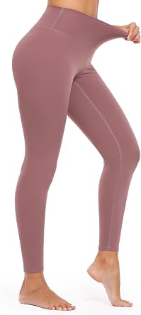 High Waist Workout Leggings for Women Yoga Pants Ultra Stretch Soft Athletic Leggings Tummy Control No Front Seam