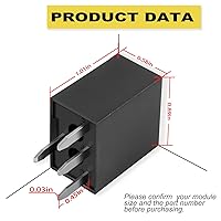Vista 6 de 15016745 Relé multiusos para relé de aire acondicionado de vehículo 601-218 4 pines