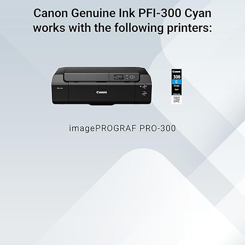 Miniatura 6 de Canon PFI-300 Lucia PRO Tinta, cian, compatible con impresora imagePROGRAF PRO-300 (paquete de 2)