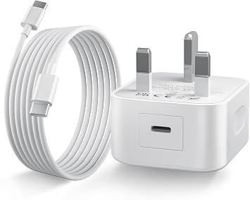 for iPhone 17 16 15 Charger,20W Super Fast Type C with 2M USB C to C Cable
