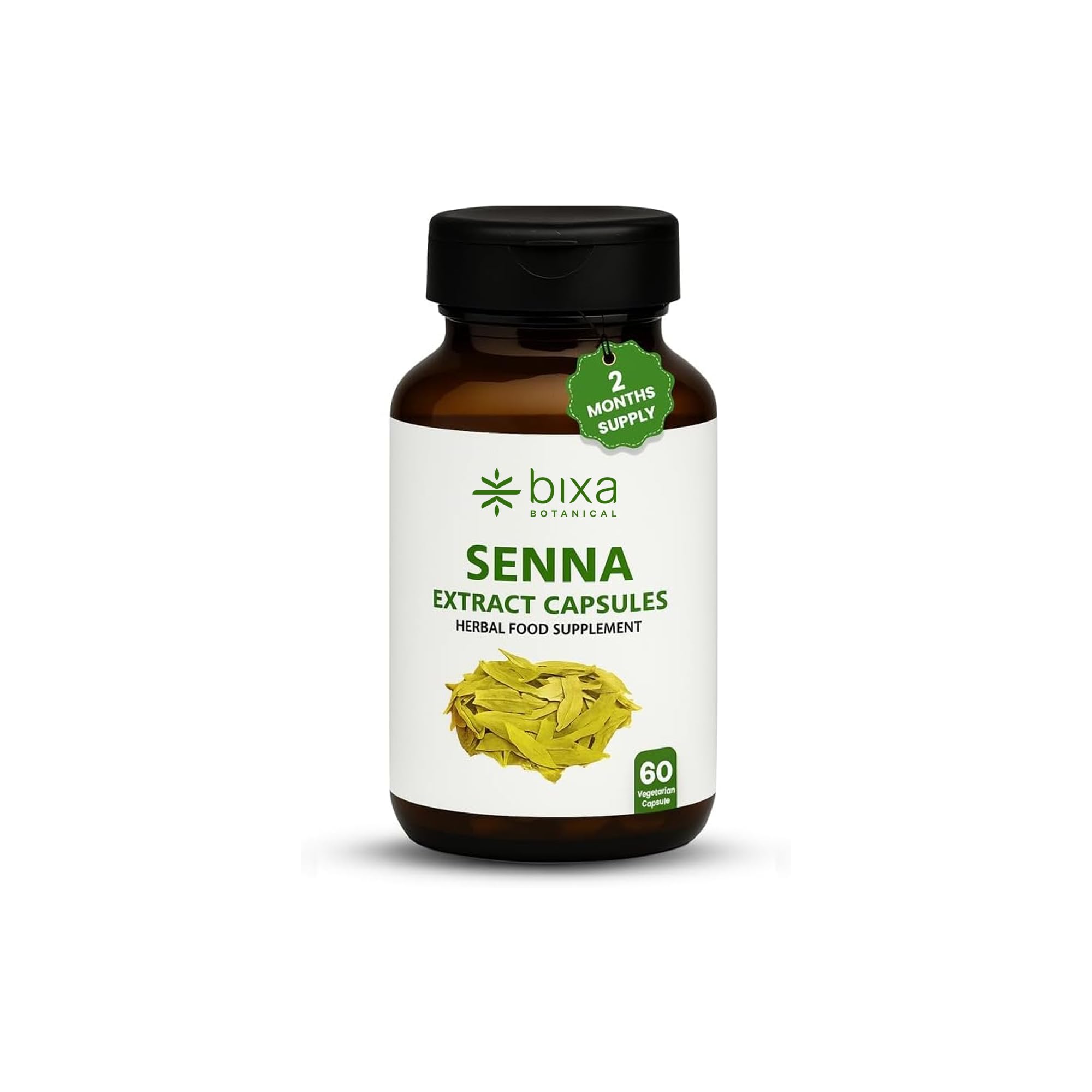 Amazon.com: bixa BOTANICAL Senna Leaves Extract Capsules | Natural