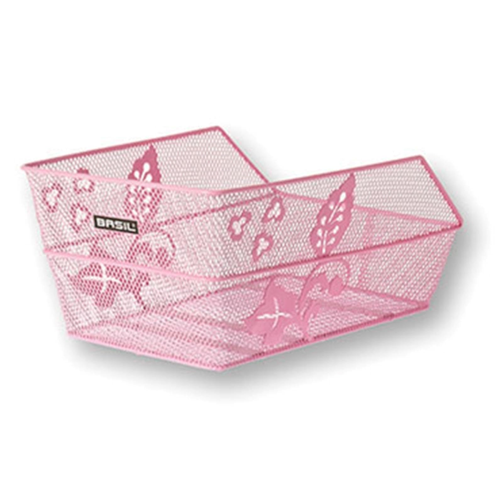 Basil Bicycle Basket Cento Flower S, Pink, Centoflower S