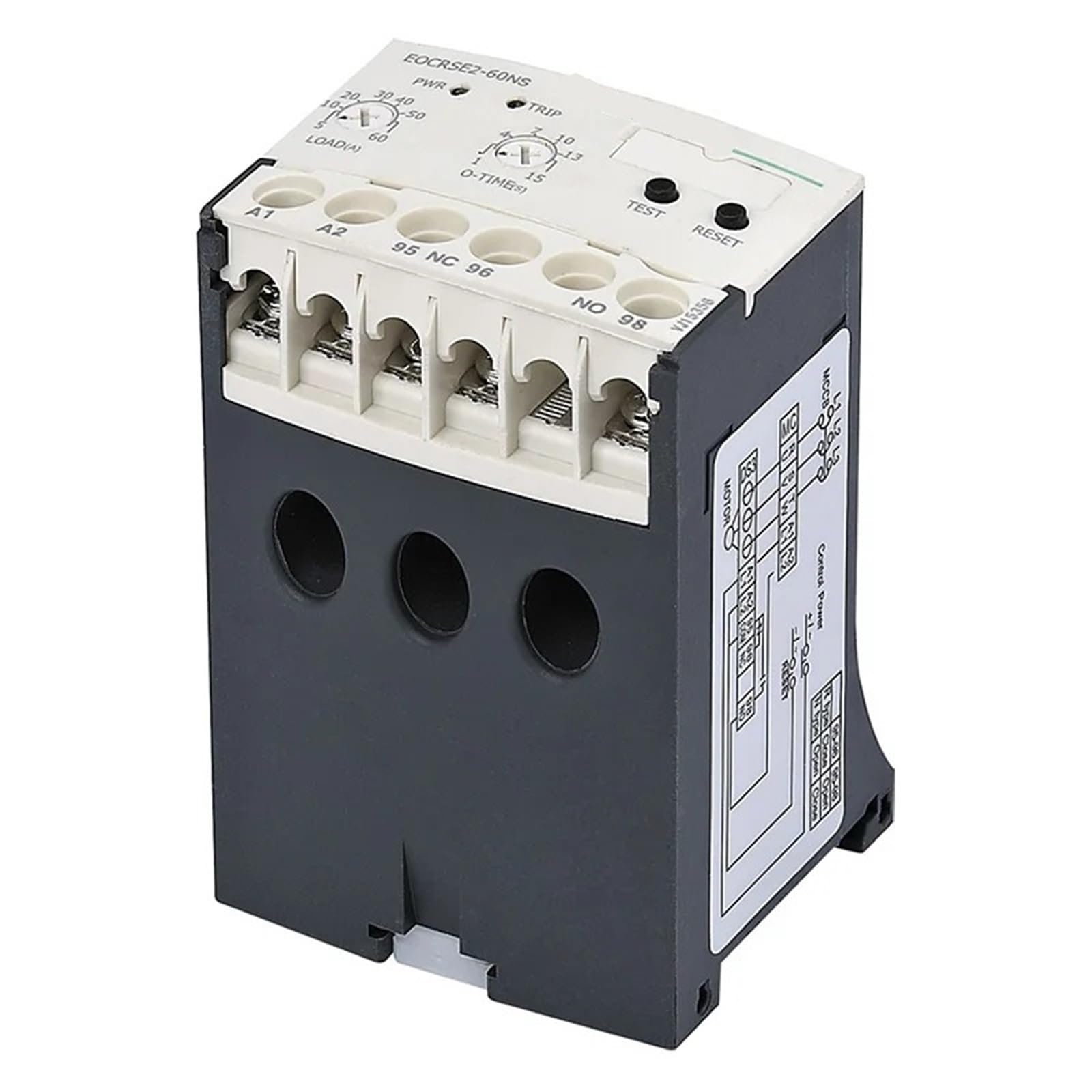 Relè elettronico di sovraccarico sottile EOCR-SE2 (Un: 24-260 V CA/CC) 1 pz.(0.5-6A)