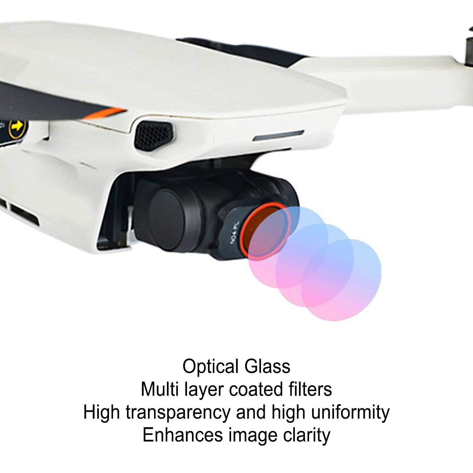 Set di Filtri CPL ND per 1 2 SE PC Drone in Vetro Ottico Filtro per Lenti a densità Neutra con Custodia Set di Filtri Versatile