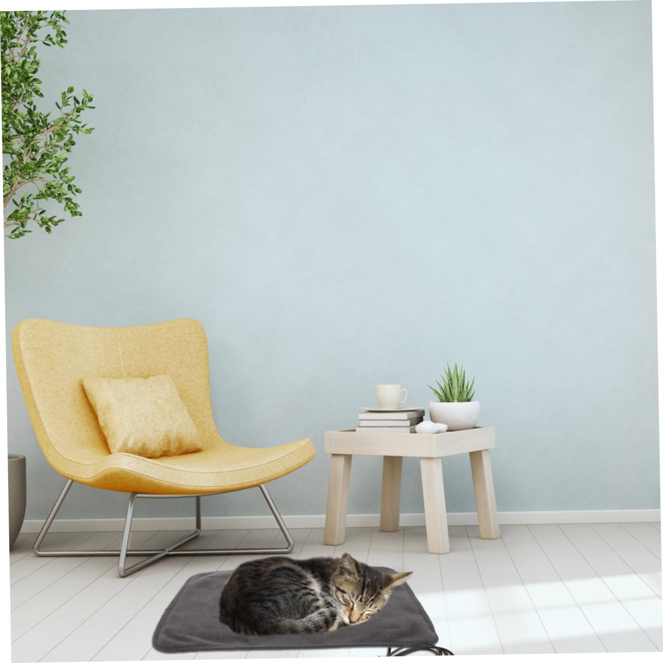 Gatuida Coussin Chauffant pour Animaux de Compagnie Tapis rafraîchissant pour Chiens Tapis Chauffant pour Animaux de Compagnie Coussin Chauffant pour Chat Coussin Chauffant USB pour Chat