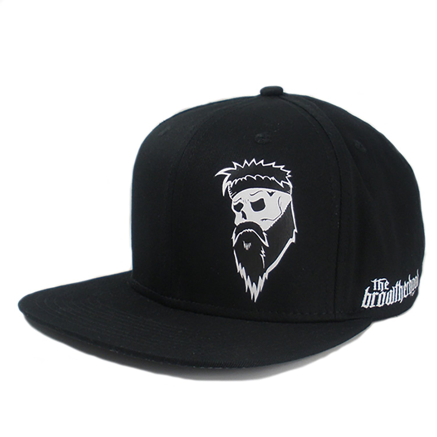 Braw Beard Oils Logo Snapback - Black - Adjustable Baseball Cap