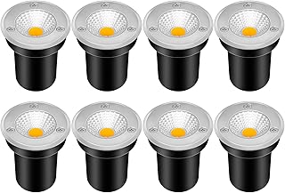 Low Voltage Landscape Lights ZUCKEO LED Well Lights 3W 12V-24V in Ground Lights IP67 Waterproof Low Voltage Landscape Ligh...
