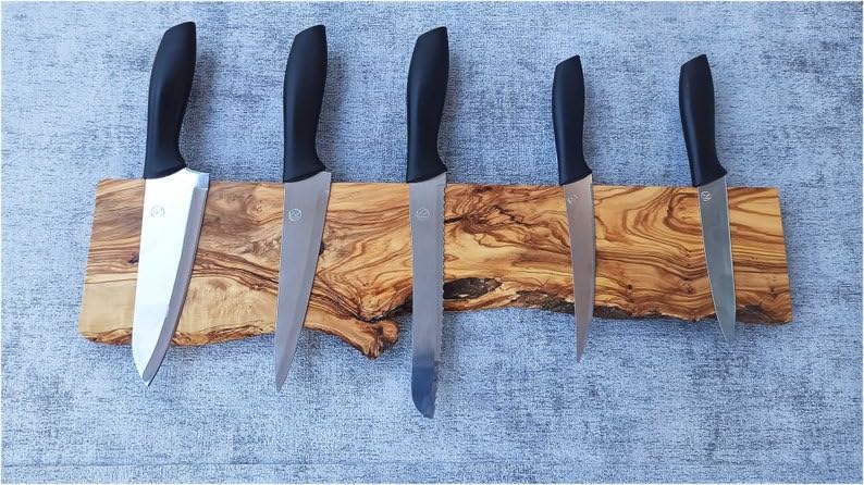 Magnetic Knife Rack, Knife Holder, Knife Bar, Storage For Wall, Knife Rack