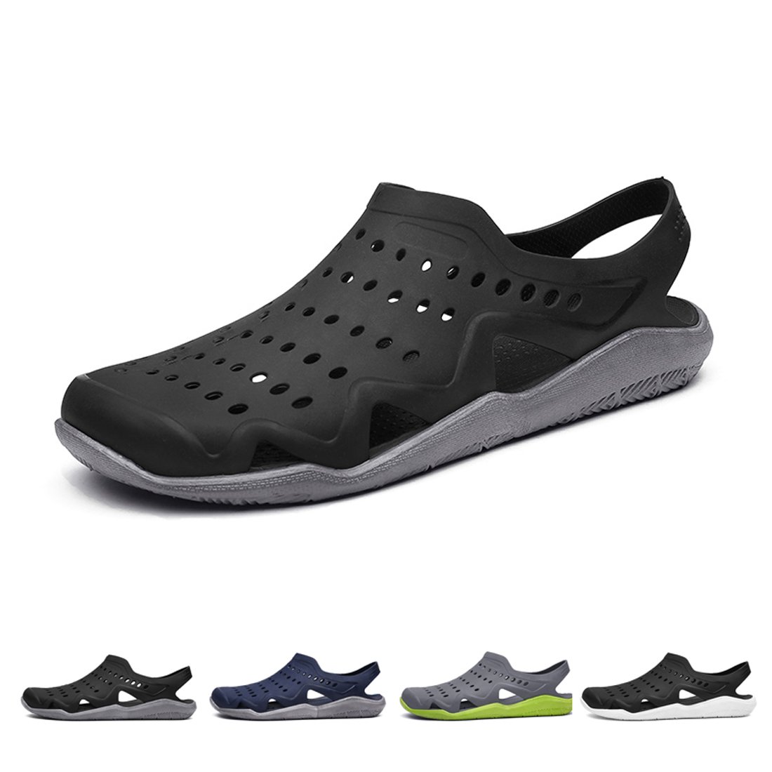 CHUDAI Men Garden Clog Mules Summer Water Shoes Slippers Quick Dry Slip-On Lightweight Slipper Sandals