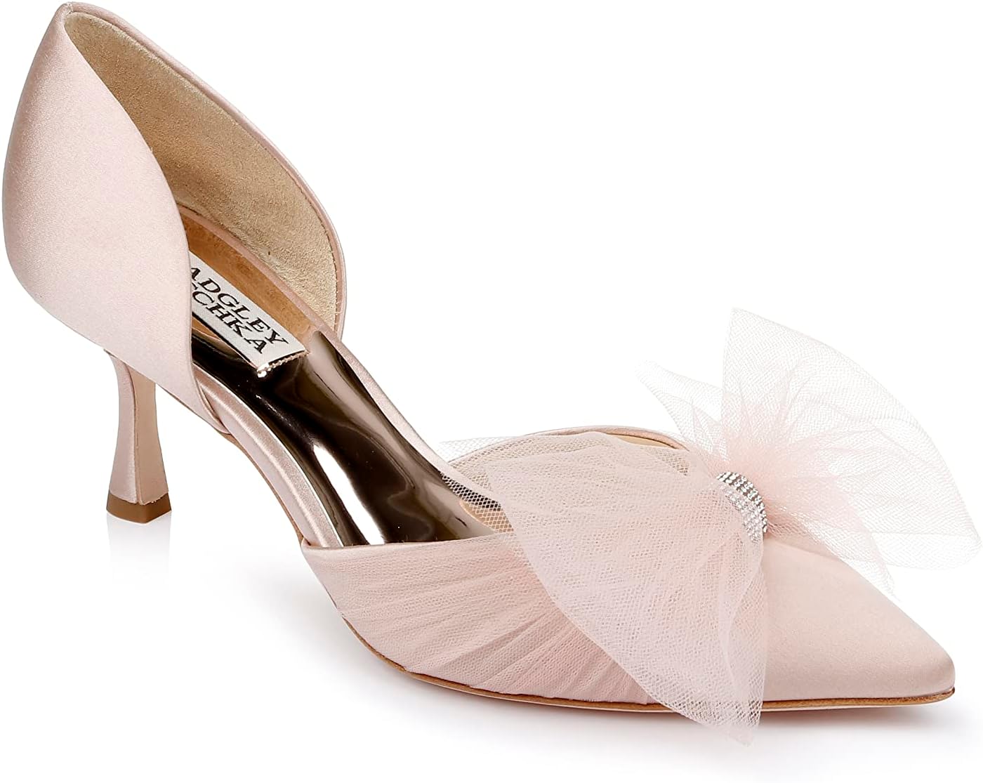 Badgley Mischka Women's Festive Pump, Soft Blush, 6.5