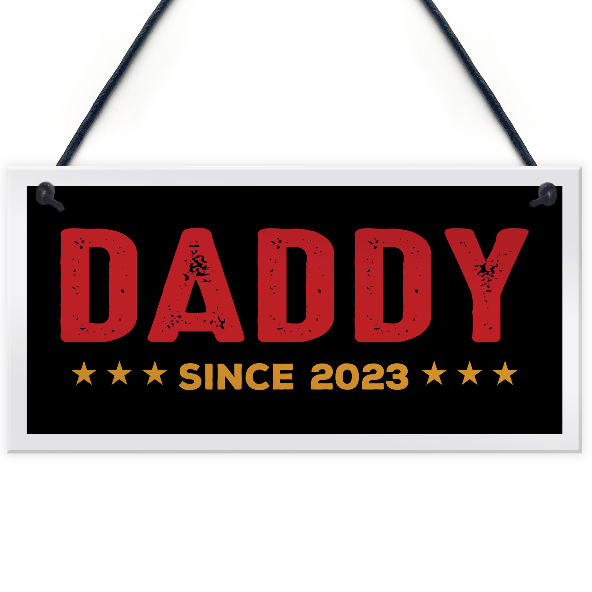 Red Ocean Daddy Sign Personalised Fathers Day Gift Daddy To Be Gift From Daughter Son Gift For Daddy