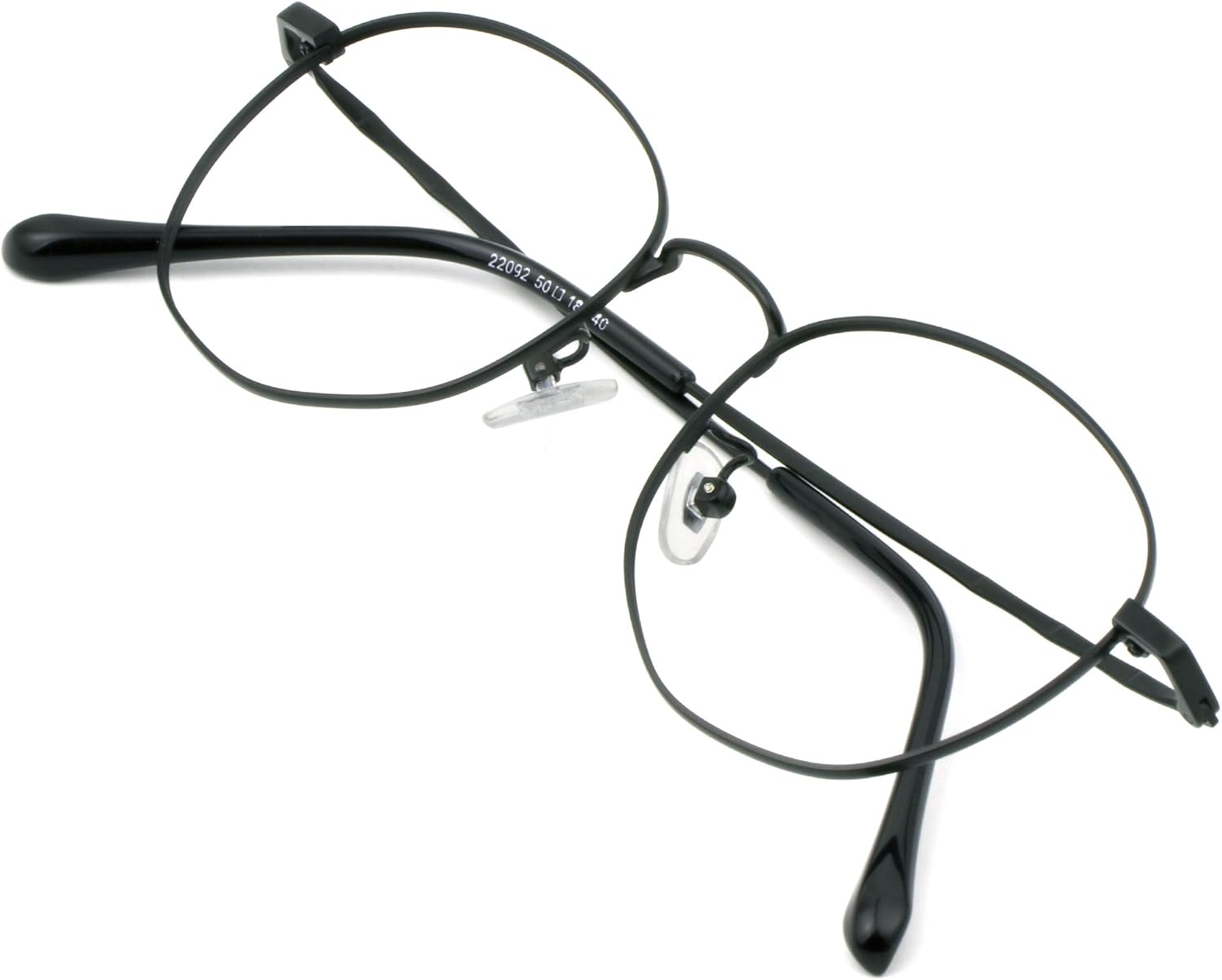 VisionGlobal Bifocal Reading Glasses Photochromic Dark Grey Sunglasses, Classic Retro Oval Eyewear (Black, 1.00 Magnification)