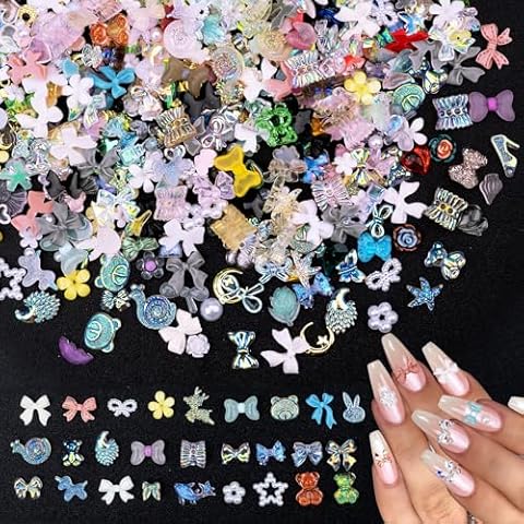 500 Breloques Ongles 3D Leikedun Cover