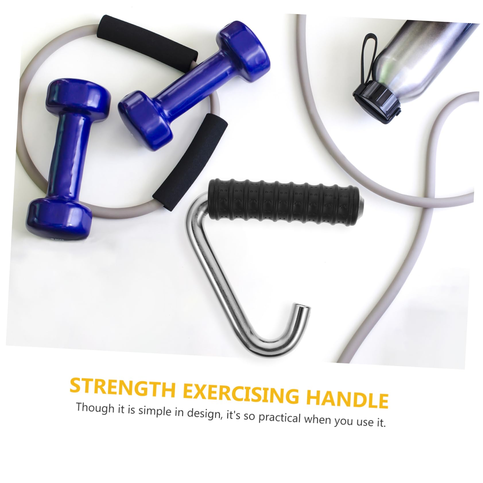 Toddmomy Maniglia per Allenamento Fitness Attacco per Macchine Facile Installare per Esercizi e Bodybuilding per Palestra e Allenamento Casa