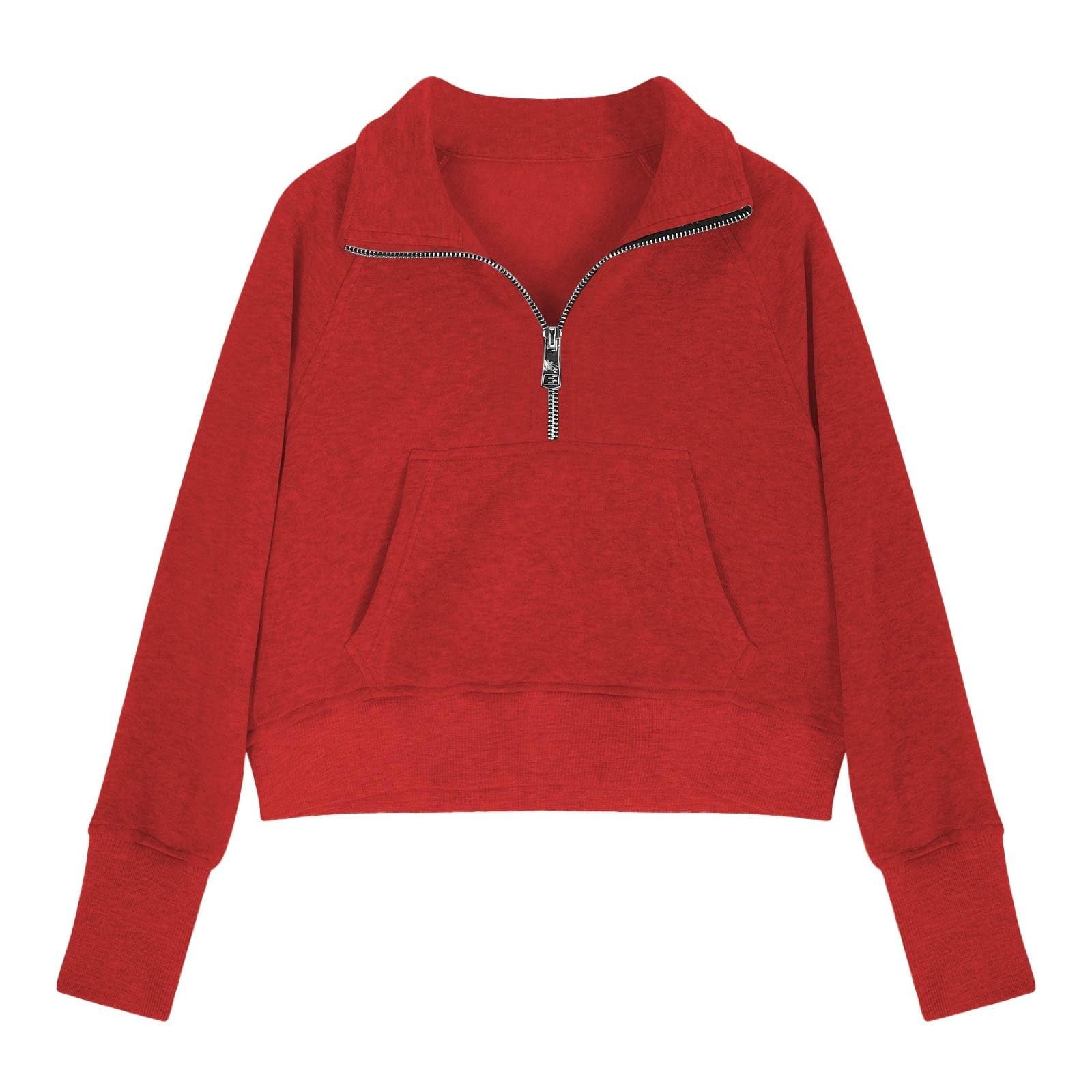 Sweat à capuche pour fille - Couleur unie - Manches longues
