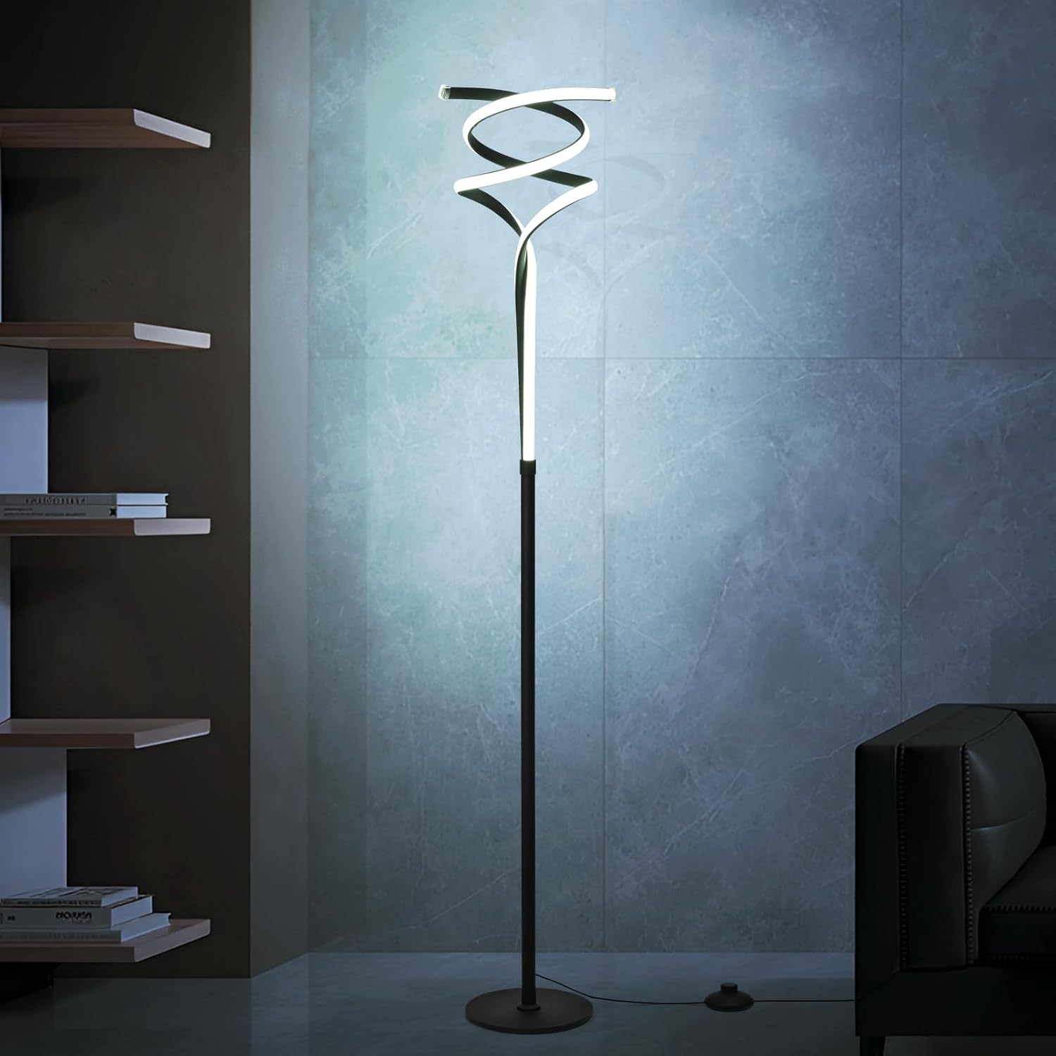 AManLife Floor Lamp,LED Modern Floor Lamps for Living Room,2500LM-40W ...