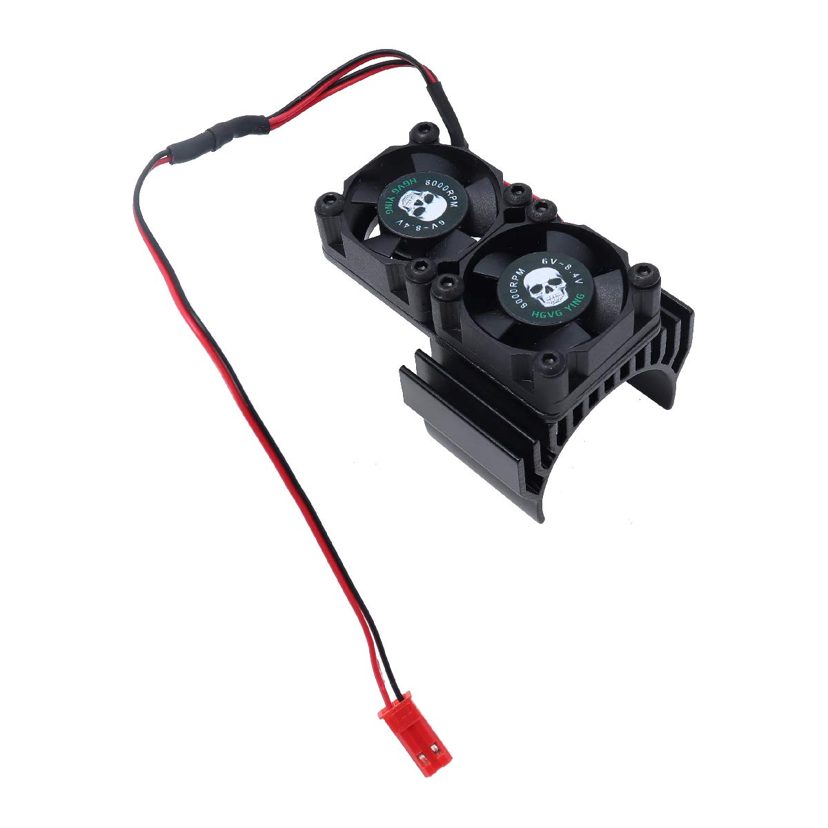 Buy REhobby RC Motor Fan Radiator Aluminum Heat Sink Twin Cooling Fan