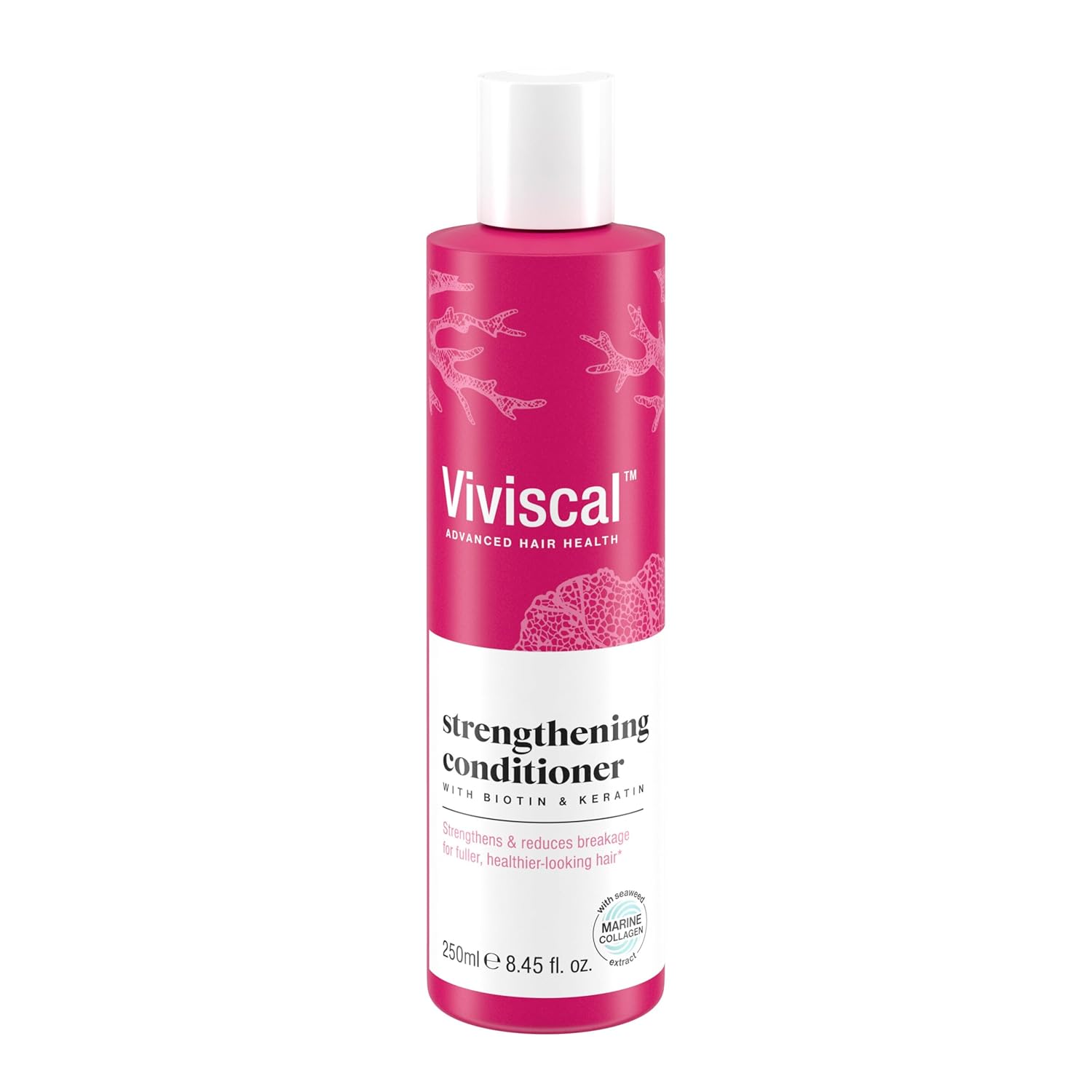 Viviscal Hair Strengthening Conditioner – Strengthens and Reduces Breakage for Fuller, Healthier Hair – With Biotin, Keratin and Marine Extracts – 250ml (8.45 Fl Oz) Viviscal Hair Strengthening Conditioner – Strengthens and Reduces Breakage for Fuller, Healthier Hair – With Biotin, Keratin and Marine Extracts – 250ml (8.45 Fl Oz)