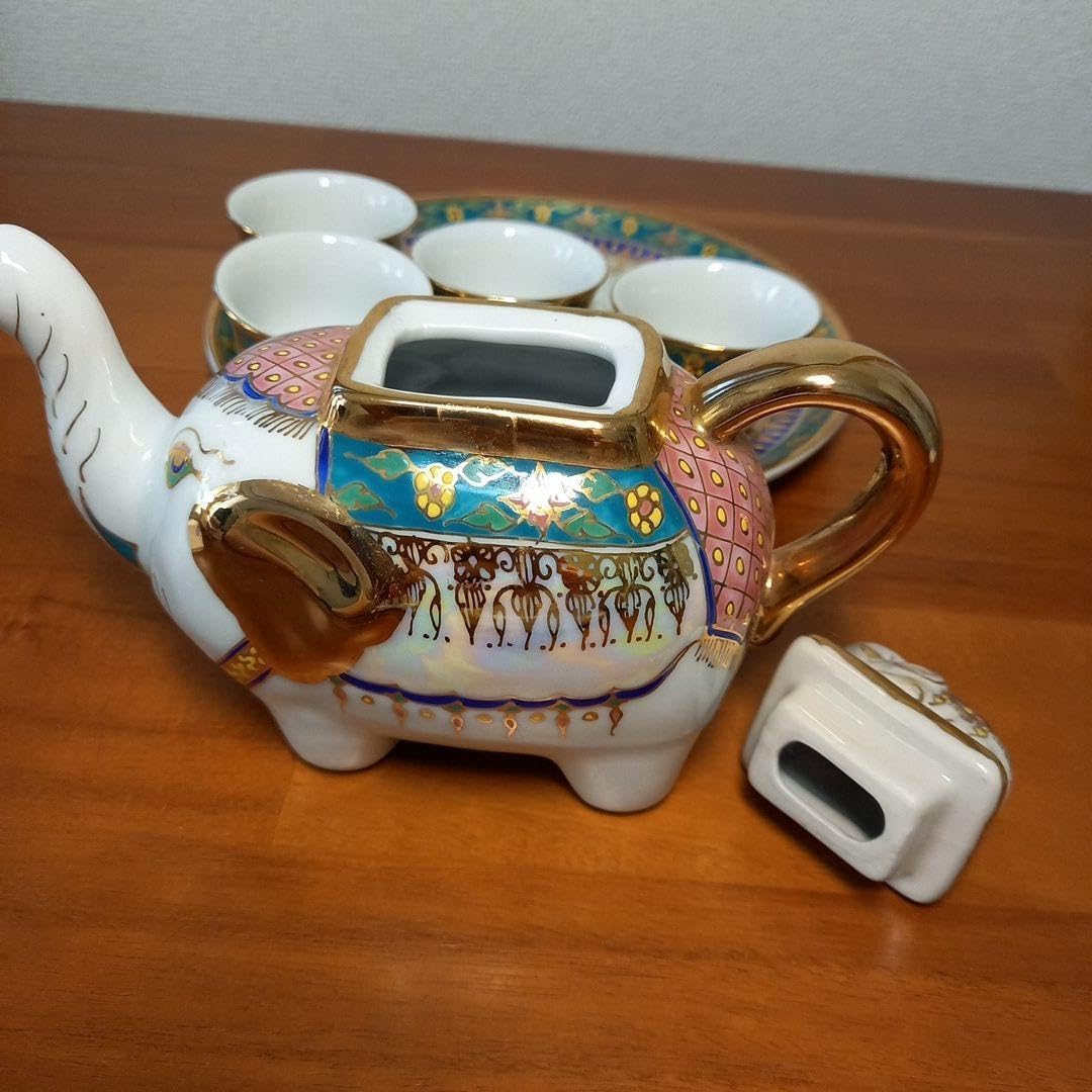 中国陶器　釉裏紅　小花と蝶文　茶器　滲み手 中国陶器 釉裏紅 小花と蝶文 茶器 滲み手 - メルカリ