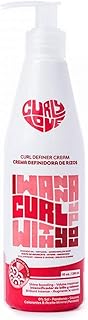Curly Love Curl Definer Styling Cream – Shine Boosting & Volume Maximizer – Avocado Oil, Marshmallow Root – Hydrates & Defines Curls for Wavy, Curly & Coily Hair – 10oz (290ml)