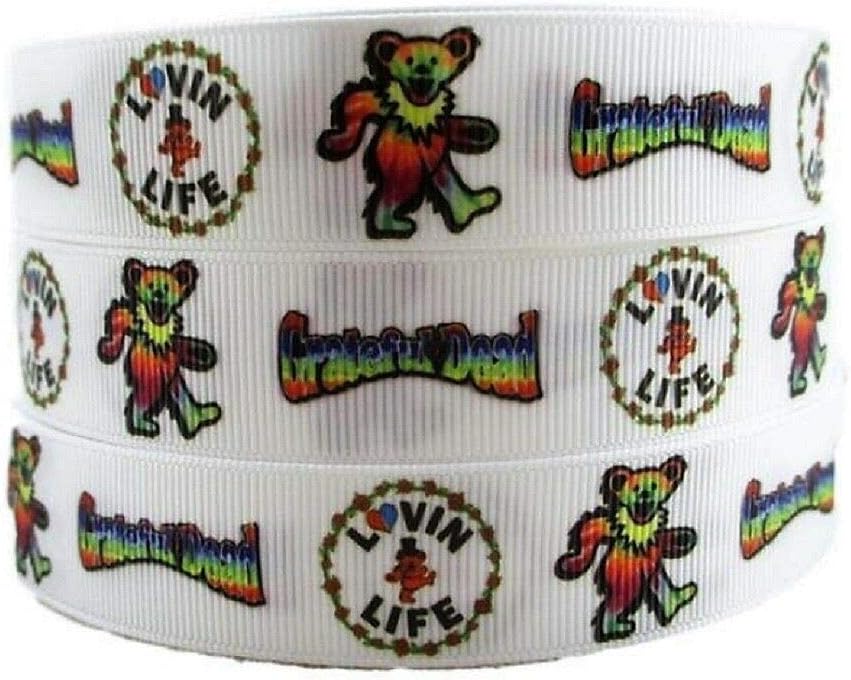 Dancing Bears 1 Wide Repeat Ribbon Sold in Yard Lots (1 Yard)