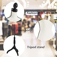 Vista 6 de Forma de vestido de maniquí, modelo de vestido femenino, cuerpo de maniquí con pantalla de torso, 60-67 pulgadas, soporte de trípode ajustable