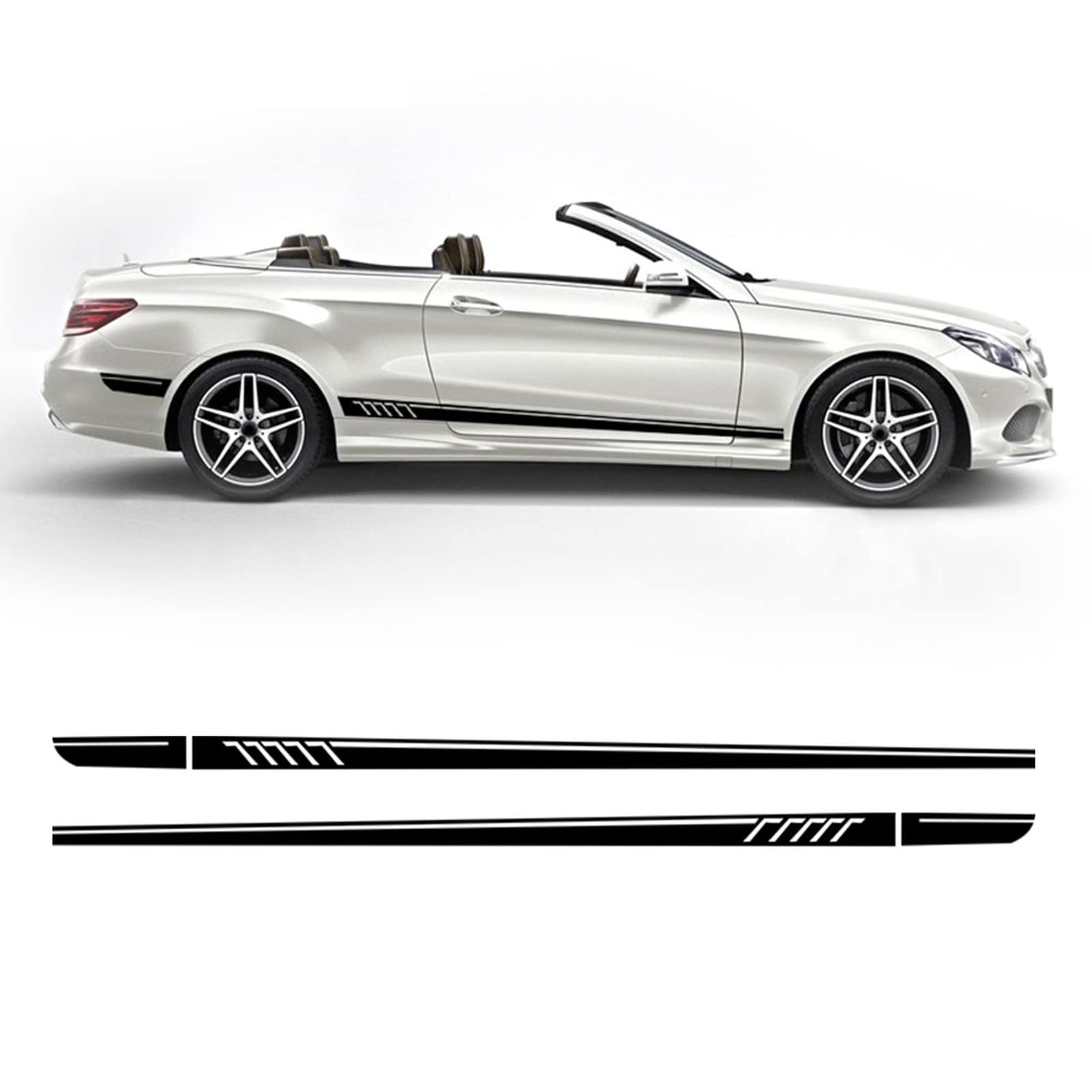 3枚 車フードデカール サイドストライプ スカートステッカー B=enz Eクラス W212 E63 AMG S212 A207 C Amazon | 2個サイドストライプスカートステッカーデカール、メルセデスベンツEクラス用W212 S212 A207 C207 E63 AMG  E200 E250 | ステッカー・デカール | 車＆バイク