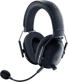 Razer BlackShark V2 Pro (2023) - Premium Wireless E-Sports Headset (HyperClear Super Wideband Mic, TriForce Titanium 50mm Driver, HyperSpeed Wireless Technology, Up to 70hrs Battery) Black