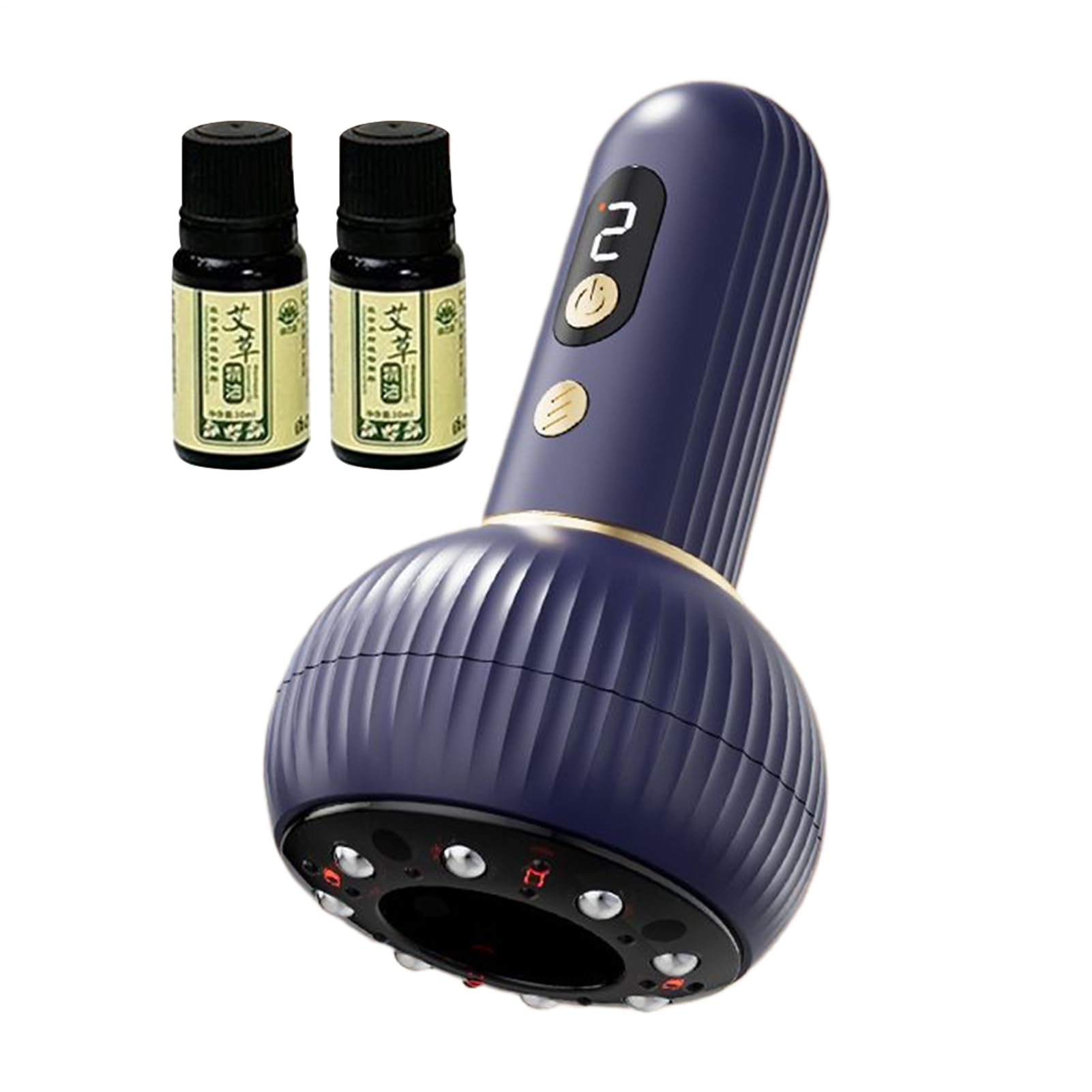 Ventouse massante à vibration et chauffage pour relaxation du dos - 8