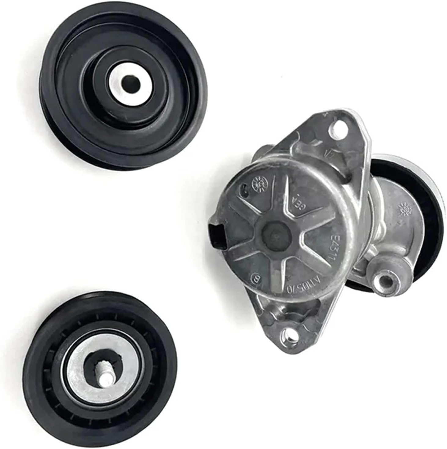 Drive Belt Tensioner Pulley Assembly For Benz M272 M273 A2722000270 A2722021019 A2722021419 Engine Drive Belt Tensioner Assembly 2 Idler Wheels