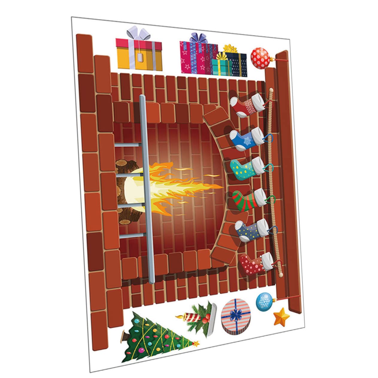 Alipis 5sets Adesivi Natalizi Per Decorazioni Festive Stickers Per e Vetrine e Facile Applicare