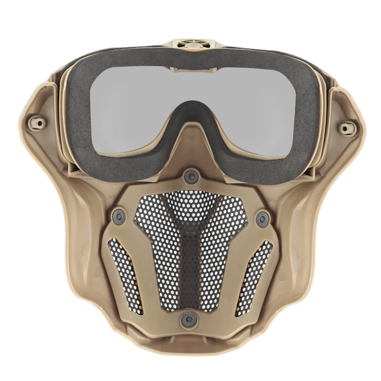 Hemobllo 1satz Outdoor Anti-Fog Gesichtsschutzmaske Mit Uv-Schutz Atmungsaktive Schutzbrille Und Abnehmbarem Mini- Für Motorradfahren Skifahren Und Radfahren Mud Color
