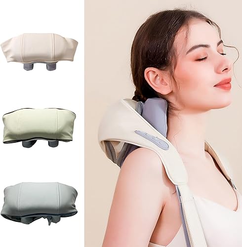 Miniatura 2 de 1 masajeador de cuello y hombro, masajeador portátil Shiatsu calentado, masaje DeepTissue 4D, masajeadores de manos reales con calor, masajeadores