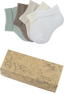 5-Pack Baby Newborn Baby Infant & Toddler Socks Organic Cotton Baby Socks&BUnisex Baby Socks& Newborn&Infant&Toddler Socks