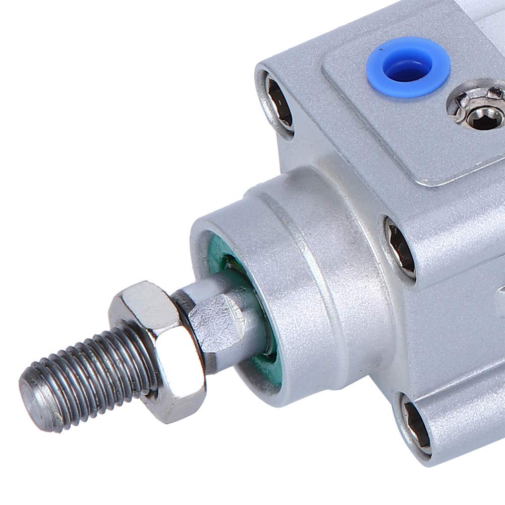 Cilindro Neumático de Aleación de Aluminio DNC32, Componentes Neumáticos con Amortiguador Ajustable, Cilindro Resistente a la Corrosión para Automatización Industrial, Múltiples Op (DNC32*50)